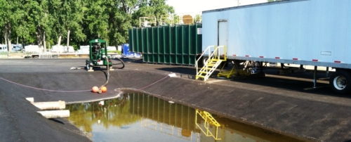 Mobile Water Treatment System @ River Raisin PCB Dredging Project